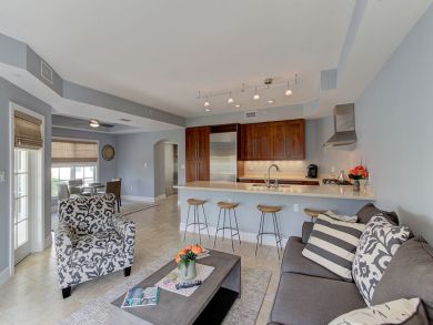 Two Bedroom Two Bathroom Condo Across Street from Beach